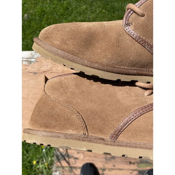 UGG Maksim Men\'s Chukka Boots Suede Sheepskin Lined Size 10 Tamarind Brown main image 9